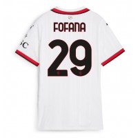 Maglie da calcio AC Milan Youssouf Fofana #29 Seconda Maglia Femminile 2024-25 Manica Corta